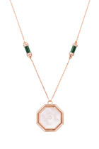 Amulets of Light Pearl & Malachite Necklace